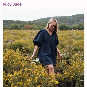 FOUND!!! Rudy Jude Wrap Dress in black indigo, small